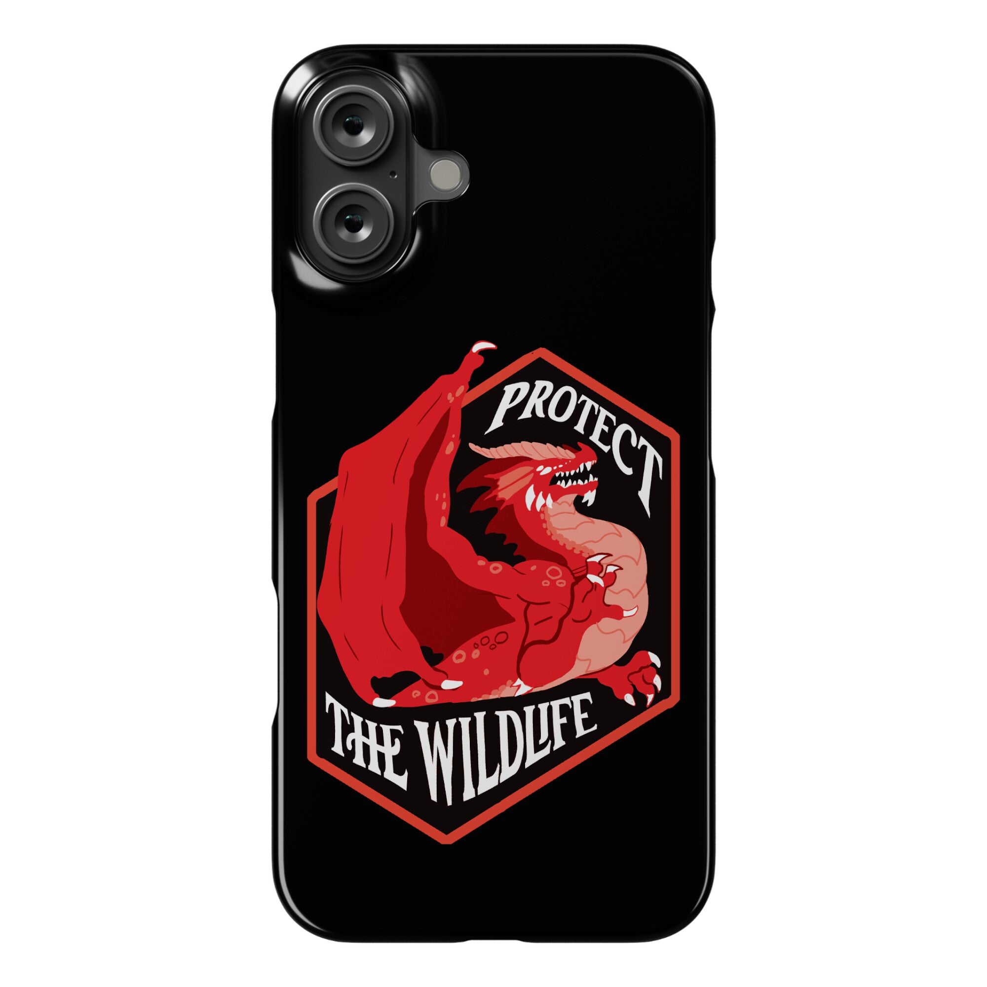 Protect The Wildlife Red Dragon Phone Case